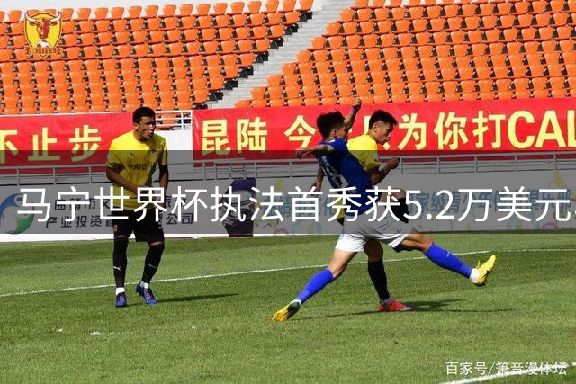 马宁世界杯执法首秀获5.2万美元收入 中国裁判创历史新高